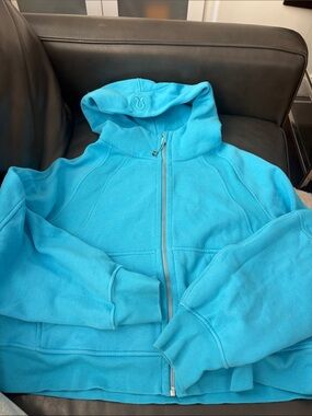 Lululemon Blue Scuba Zip-Up Hoodie